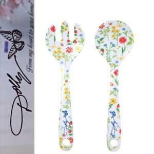 Dolly Parton Floral Print Salad Server Set